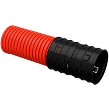 ELASTA Труба гофр. двустенная ПНД d=63мм красная (25м) IEK (EA-TG22-2-2-2-063-025-K04)