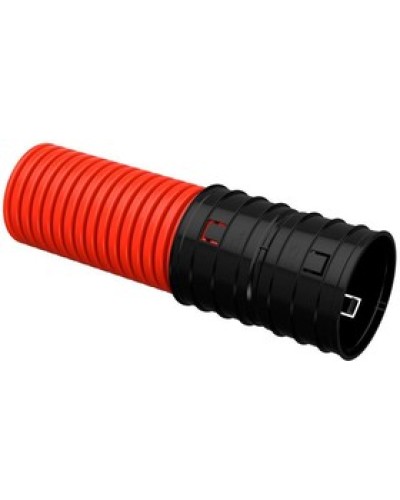 ELASTA Труба гофр. двустенная ПНД d=63мм красная (25м) IEK (EA-TG22-2-2-2-063-025-K04) в Мурманске Труба гофрированная Pintop.ru