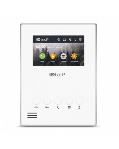 Видеодомофон BAS-IP AU-04LA WHITE в Мурманске Вызывные IP панели Pintop.ru