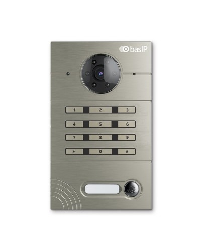 Панель вызывная BAS-IP AV-01KD GREY в Мурманске Вызывные видеопанели малоабонентные Pintop.ru