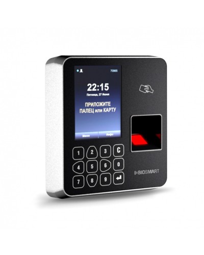 Терминал биометрический BioSmart WTC 2 MFR (Emarine, Mifare, NFC) в Мурманске Контроллеры Pintop.ru