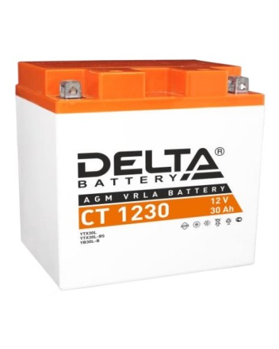 Аккумулятор АКБ 12 - 30 Delta CT 1230 в Мурманске Электротехническое оборудование Pintop.ru