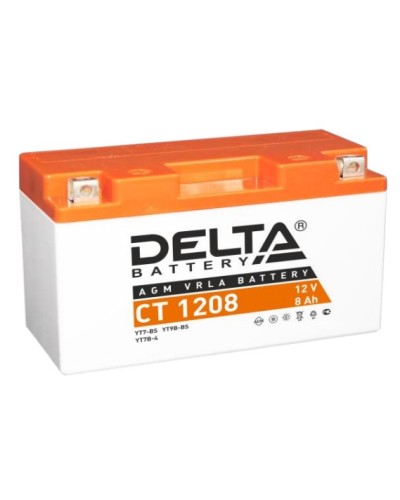 Аккумулятор АКБ 12 - 8 Delta CT 1208 в Мурманске Электротехническое оборудование Pintop.ru