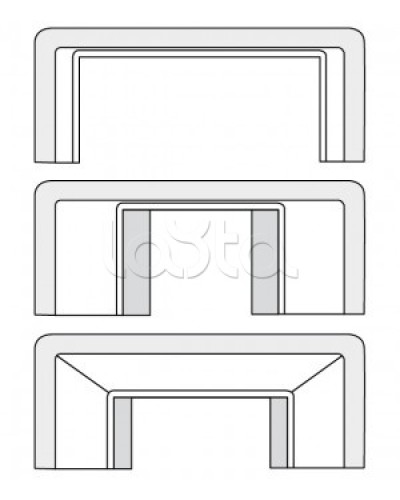 Набор адаптеров для миниканалов DKC 10133 в Мурманске Аксессуары для кабель-канала Pintop.ru