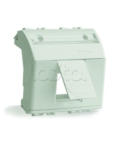 Адаптер для информационных разъемов Keystone, белый, 2 мод DKC 76613B в Мурманске Аксессуары для кабель-канала Pintop.ru