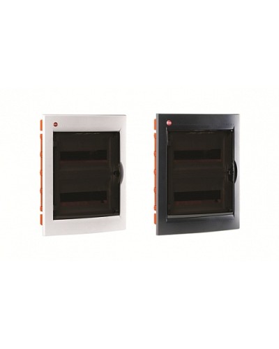 Щиток встраиваемый 24 мод.,IP 41 , черный DKC 82524 в Мурманске Аксессуары для стоек и шкафов Pintop.ru