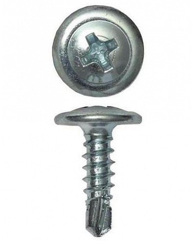 Саморез с пресс-шайбой 4.2x19 со сверлом DKC CM274019 в Мурманске Крепеж Pintop.ru