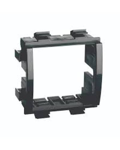 Каркас под 2 модуля Brava, чёрный DKC (F0000MB) в Мурманске Блоки розеток Pintop.ru