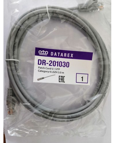 Шнур коммутационный категории 6 Datarex DR-201100 в Мурманске Патчкорды (медные) Pintop.ru