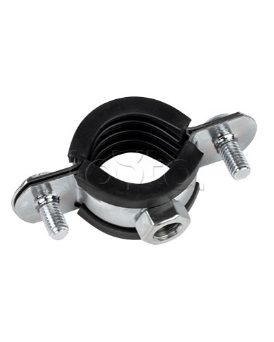 Хомут стальной 3/8 (15-19 мм), с уплотнителем EKF (hsu1038) в Мурманске Стяжки-хомуты Pintop.ru