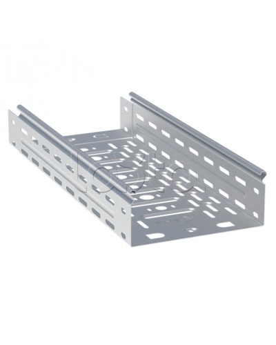 Лоток перфорированный 80х200x2000-0,8 мм EKF (L8020001x2) в Мурманске Кабельные лотки Pintop.ru