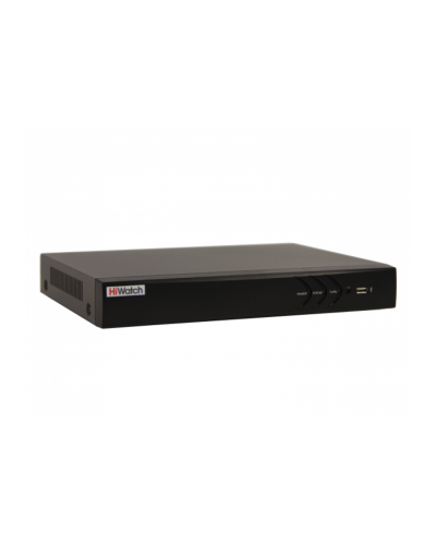8-ми канальный гибридный HD-TVI регистратор HiWatch DS-H208UAF в Мурманске Системы видеонаблюдения Pintop.ru