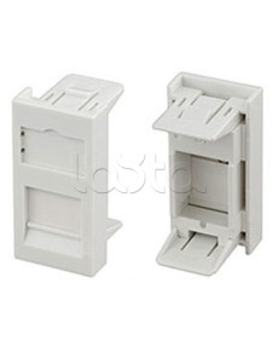 Вставка для 1 модуля формата Keystone Jack Hyperline SIP2-1K-M45-22.5 в Мурманске Модули Keystone Pintop.ru