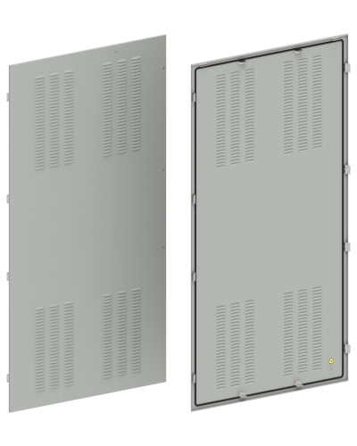 FORMAT Панель боковая вентилируемая 2000х1000мм IP31 (2шт/компл) IEK (FO-00-PSV-200-100-31) в Мурманске Аксессуары для стоек и шкафов Pintop.ru