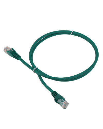 Патч-корд LANMASTER LSZH UTP кат.5e, 0.3 м, зеленый LANMASTER LAN-PC45/U5E-0.3-GN в Мурманске Патчкорды (медные) Pintop.ru