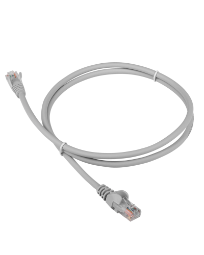 Патч-корд LANMASTER LSZH UTP кат.5e, 0.3 м, серый LANMASTER LAN-PC45/U5E-0.3-GY в Мурманске Патчкорды (медные) Pintop.ru
