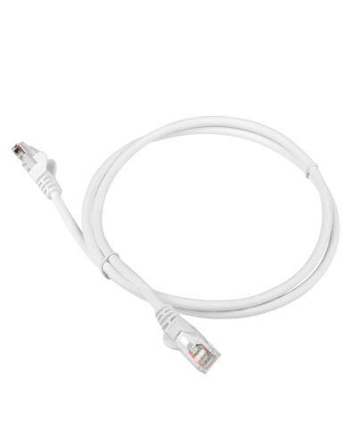 Патч-корд LANMASTER LSZH UTP кат.5e, 0.3 м, белый LANMASTER LAN-PC45/U5E-0.3-WH в Мурманске Патчкорды (медные) Pintop.ru