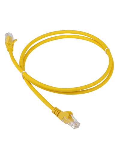 Патч-корд LANMASTER LSZH UTP кат.5e, 0.3 м, желтый LANMASTER LAN-PC45/U5E-0.3-YL в Мурманске Патчкорды (медные) Pintop.ru