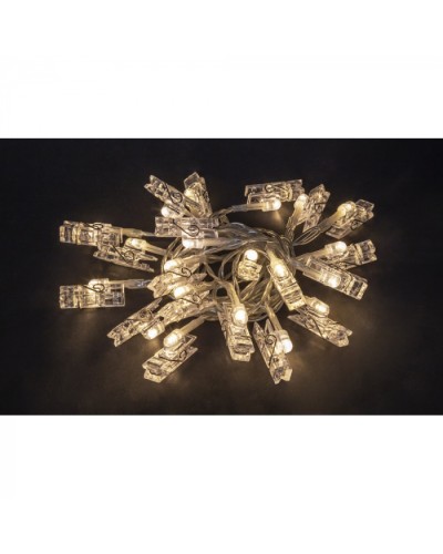 Гирлянда Navigator 95 067 NGF-D048-01 (прищепки CW 4.5м) в Мурманске Источники света(Лампы) Pintop.ru