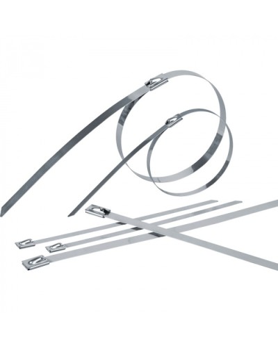 Хомуты стальные Navigator 82 392 NCT-S-079-200-50 (50 шт/упак) в Мурманске Стяжки-хомуты Pintop.ru