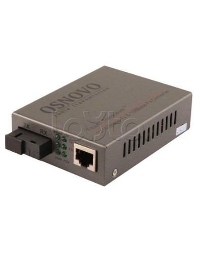Медиаконвертер оптический OSNOVO OMC-100-21S5b в Мурманске Медиаконвертеры Pintop.ru