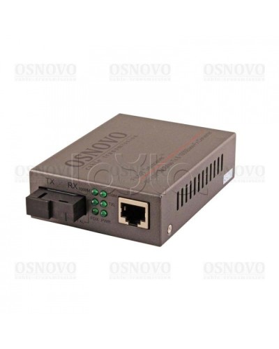 Медиаконвертер Gigabit Ethernet OSNOVO OMC-1000-11S5a в Мурманске Медиаконвертеры Pintop.ru