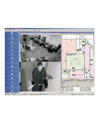 ПО Модуль Центральный пост PERCo-SM13 в Мурманске Сетевая СКУД Perco Pintop.ru