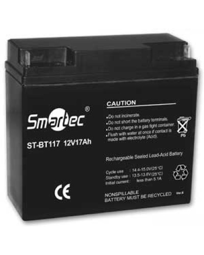Аккумулятор свинцово-кислотный Smartec ST-BT117 в Мурманске Электротехническое оборудование Pintop.ru
