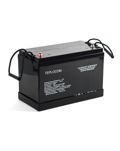 Аккумулятор герметичный Бастион АКБ TEPLOCOM (100Ач) в Мурманске Электротехническое оборудование Pintop.ru