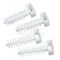 Держатель хомутов для установки в отверстиях D8 мм 37х13 мм Экопласт 47214