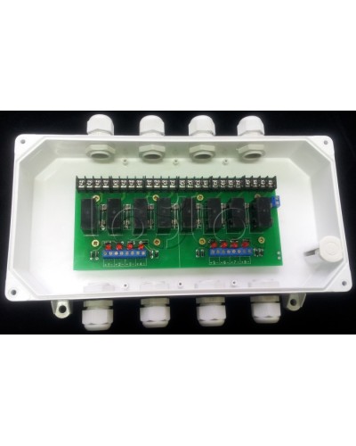 Устройство управления и коммутации Магнито-Контакт УУК-24-08 в Мурманске Модули сопряжения Pintop.ru