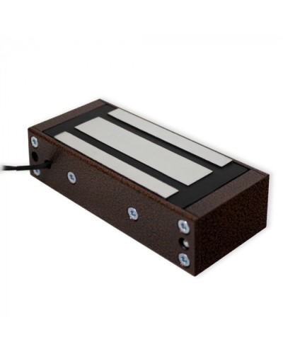 Замок электромагнитный Олевс М1-200 с планкой медный антик в Мурманске Электромагнитные замки Pintop.ru