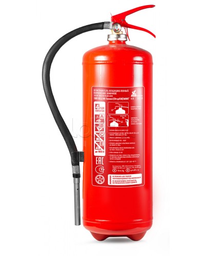 Огнетушитель ПОЖТЕХНИКА ОВП-10(з) МИГ летний (ФторПАВ) в Мурманске Огнетушители Pintop.ru
