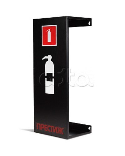Подставка настенная под огнетушитель ПРЕСТИЖ черная ПОЖТЕХНИКА в Мурманске Аксессуары для огнетушителей Pintop.ru
