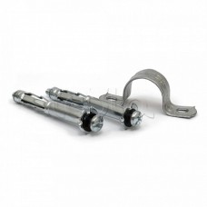 Комплекты для крепления ОКЛ с использованием дюбеля Молли М4х32 и скобы СМД 25-26 (100 шт) Промрукав