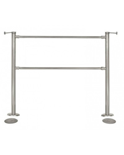 Стойка Ростов-Дон ОБ1/2-1 (Хром) в Мурманске Ограждения Pintop.ru